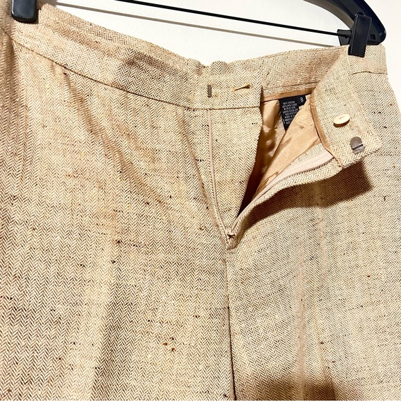 Dana Buchman Women’s Separates Herringbone Tan/Beige Blazer Size10 & Pants Size8 - Picture 11 of 13